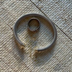 David Yurman Bracelet & Ring Combo - Great condition!